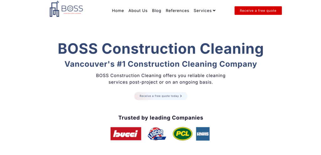 Boss Construction Cleaning Inc